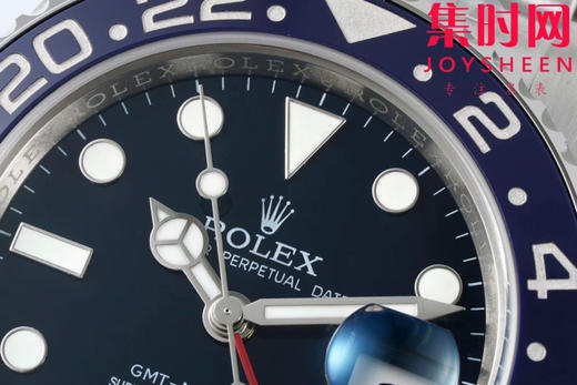 劳力士EWE格林尼治型系列“可乐圈蓝盘”格林尼治GMT 3285机 三珠带 板带 男士腕表 商品图3
