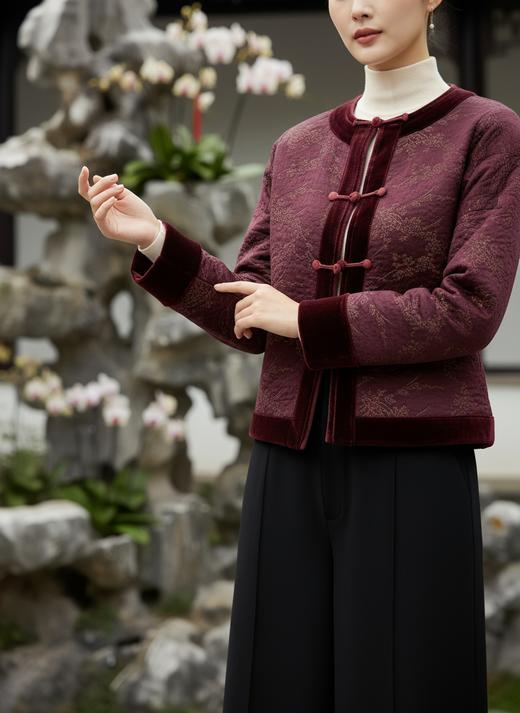 轻国风侧开叉外套 商品图3