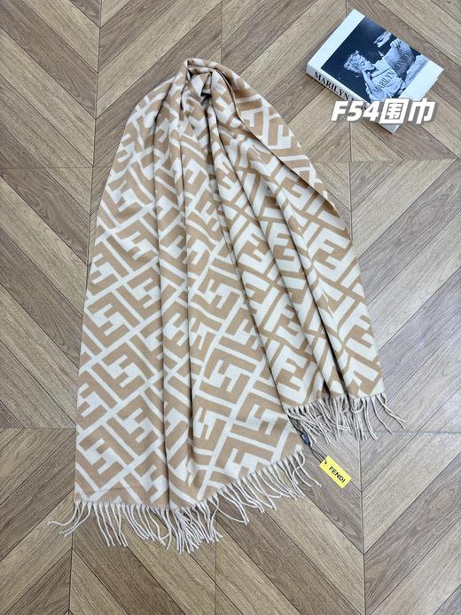 D111375双面款羊绒精典款印花图案情侣围巾披肩 商品图3