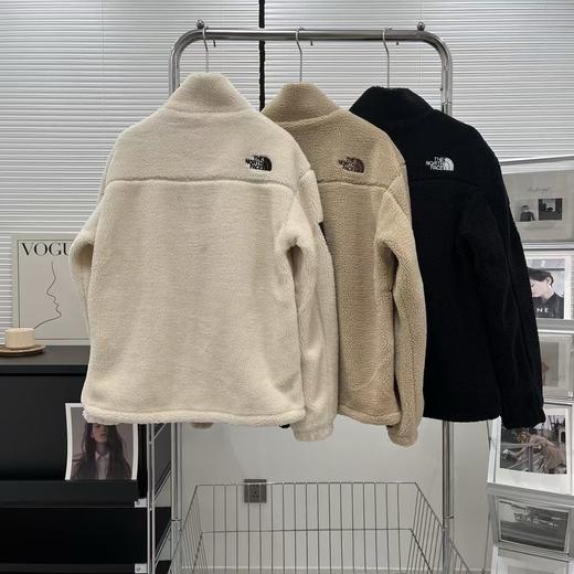 D111369新款上新情侣小标手臂双标抓绒摇粒绒羊羔毛拉链夹克外套 商品图4