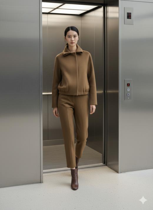 VB直筒高腰裤 商品图2