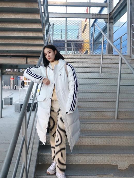 D111323男女情侣款中长款连帽羽绒棉连帽棉服 商品图5