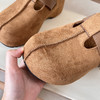 D111301女增高半托懒人拖鞋秋冬季加绒款勃肯鞋 商品缩略图5