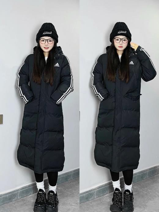 D111323男女情侣款中长款连帽羽绒棉连帽棉服 商品图7