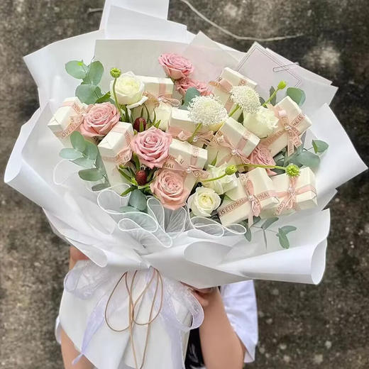 香烟花束半成品包装手工鲜花送男朋友惊喜生日礼物 商品图0