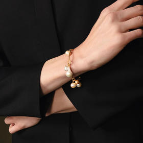 订购6周到｜Chan Luu-Crown-皇冠 淡水珍珠 手镯［美国设计师］