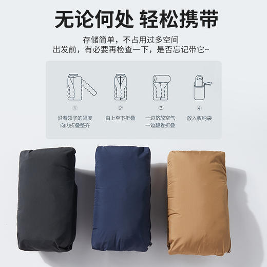 LUCKY DEER幸运鹿情侣款轻薄双面穿保暖羽绒服 商品图4