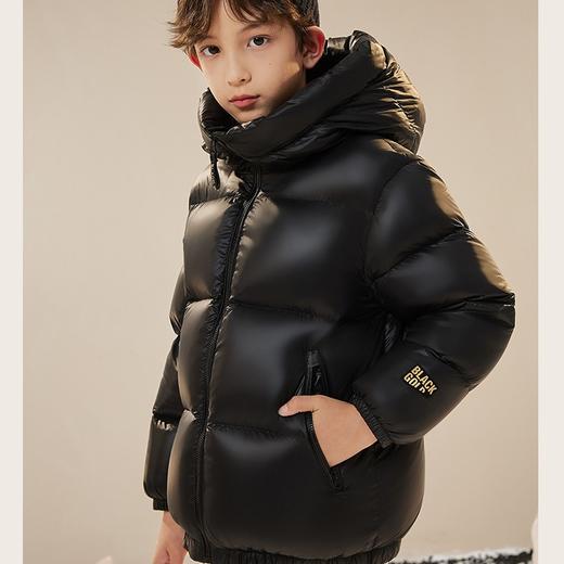 【90白鹅绒  黑金系列亲子装】防风款羽绒服 男女同款/儿童 加厚外套 商品图5