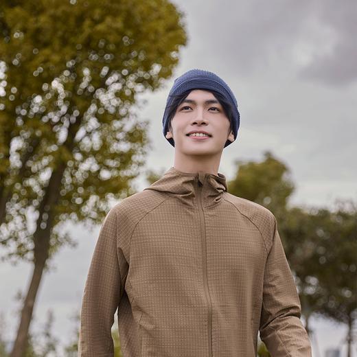 多威秋冬保暖摇粒绒男女弹性抽绳运动跑步围脖两用帽子6152124 商品图3