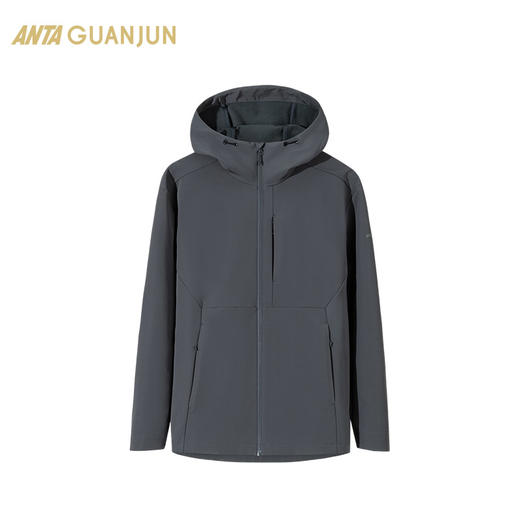武大靖安踏冠军户外凌锋防泼水防风透湿轻暖绒男士软壳 152510620 商品图1
