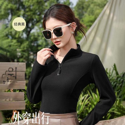 【超模君严选】姹弥情侣款天丝驼绒软壳衣 添加莱赛尔天丝驼绒柔软舒适  桑蚕丝养肤 10A级抗jun多重呵护 保暖百搭不挑人 单穿叠穿均可 商品图4