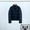 D111349可盐可甜纯色胸前小字母标志短款面包羽绒服 商品缩略图7