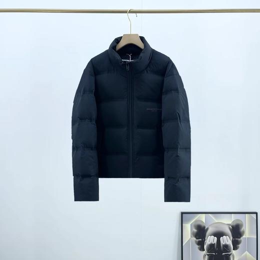 D111349可盐可甜纯色胸前小字母标志短款面包羽绒服 商品图7