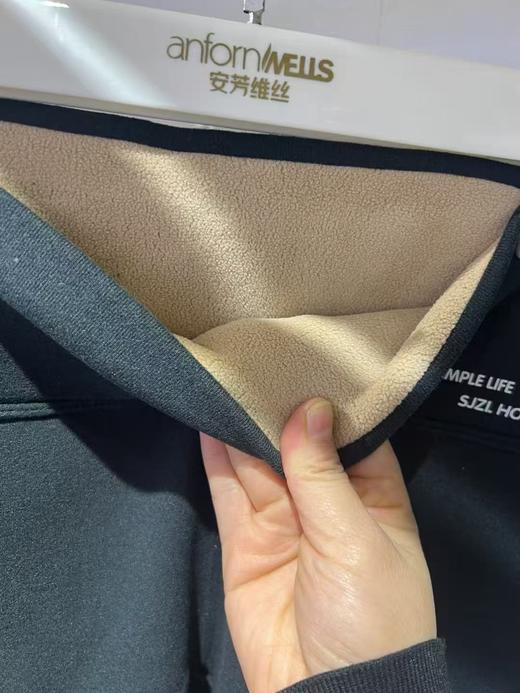 高腰加绒芭比裤舒适高弹瘦腿保暖12524947 商品图2