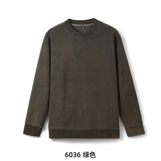 D111336秋冬新品复古奥利绒圆领卫衣男款 商品图2