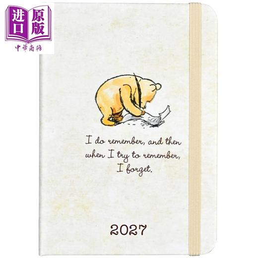 【中商原版】2027年小熊维尼周计划 16个月 2026年9月至2027年12月 英文原版 2027 Winnie The Pooh Weekly Planner 商品图0