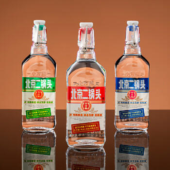 出口小方瓶 经典三色 永丰牌 清香型白酒 42度 500ml*6瓶 北京二锅头 商品图5