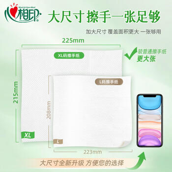 心相印擦手纸商用1层200抽*20包卫生间檫手纸酒店厨房用纸CS001 新旧发 商品图1