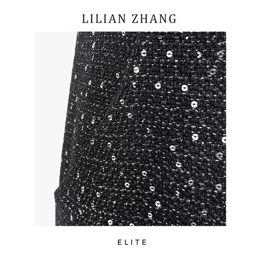 定制—静奢风—星夜香颂—复古奢雅—星夜鎏金收腰A摆马甲裙  2501115 商品图2