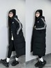 D111323男女情侣款中长款连帽羽绒棉连帽棉服 商品缩略图6