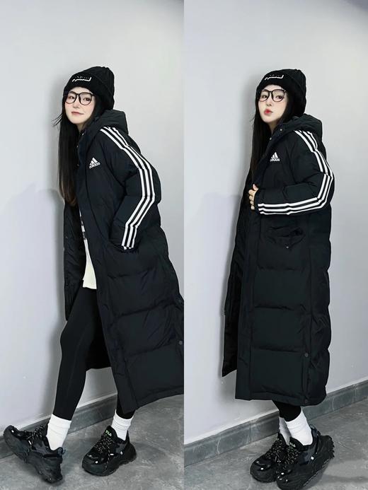 D111323男女情侣款中长款连帽羽绒棉连帽棉服 商品图6