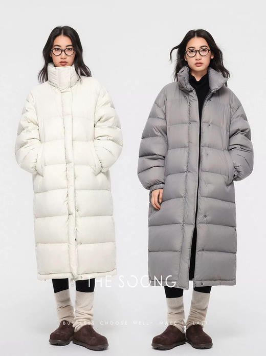 THESOONG"多种穿法"定制高克重90白鹅绒锁保暖羽绒服HWYRF8053 商品图2