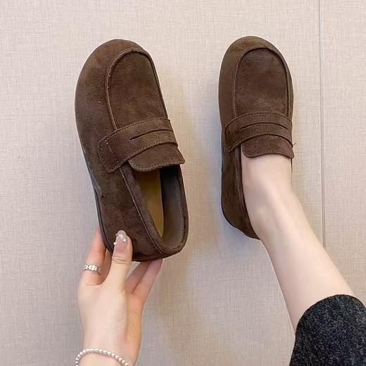 D111308复古英伦风女鞋2025秋冬季百搭休闲鞋 商品图2