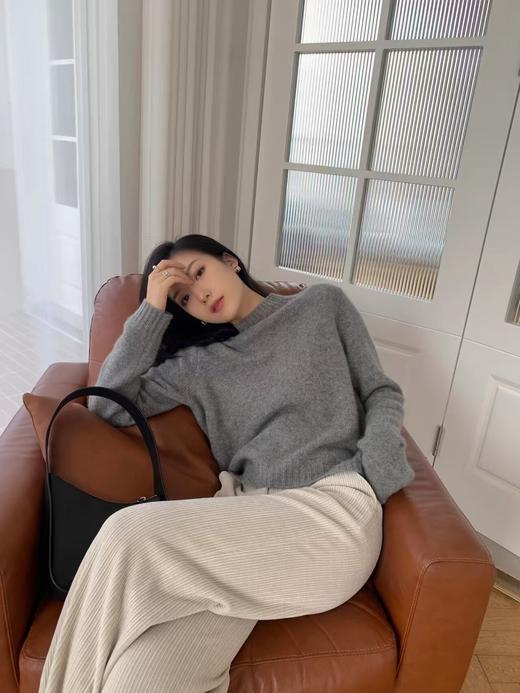 高阶极简The Row100%山羊绒半高领毛衣官价1w左右 商品图8