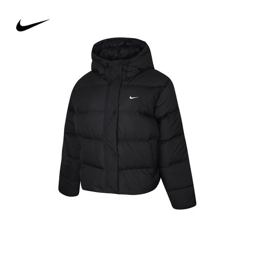 NIKE耐克女装黑色短款连帽羽绒服25秋冬运动休闲保暖厚外套IH0728-010 商品图0