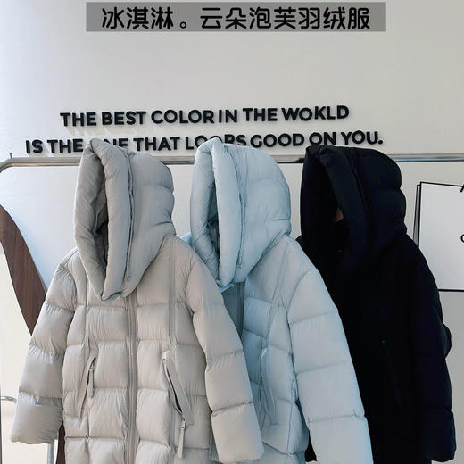 【90白鸭绒   冰淇淋云朵泡芙】 厚实 温暖且满足的 羽绒服 商品图0