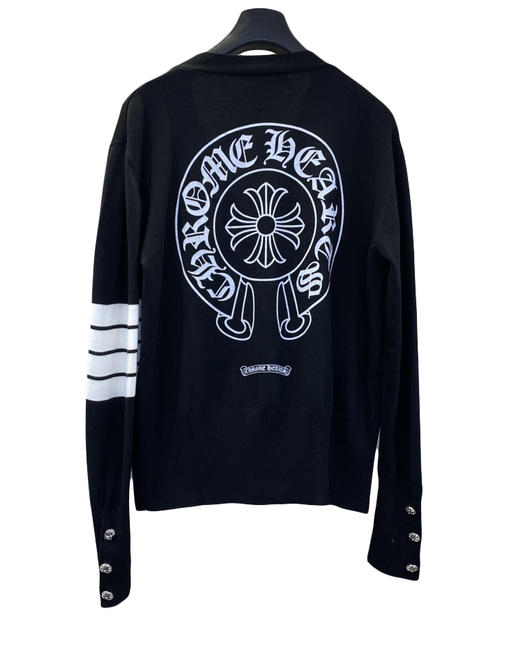 中性款V领针织开衫毛衣he009 商品图1