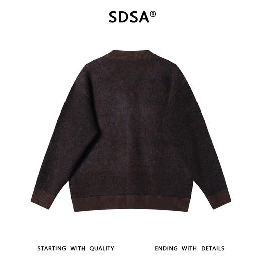 89006SDSA男士秋冬新款痞帅男装简约撞色针织开衫纽扣V领毛衣百搭时尚 商品图5