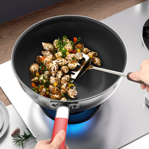 康巴赫有钛仿生不粘炒锅 -套装（带硅胶铲) 商品图3
