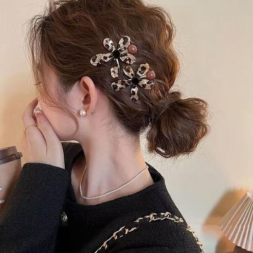 D111338豹纹发饰豹富发箍+发夹+发圈三件套 商品图8