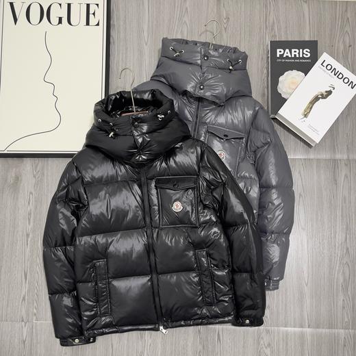 D111365冬季简约大气防风保暖防水可拆卸连帽羽绒服 商品图0