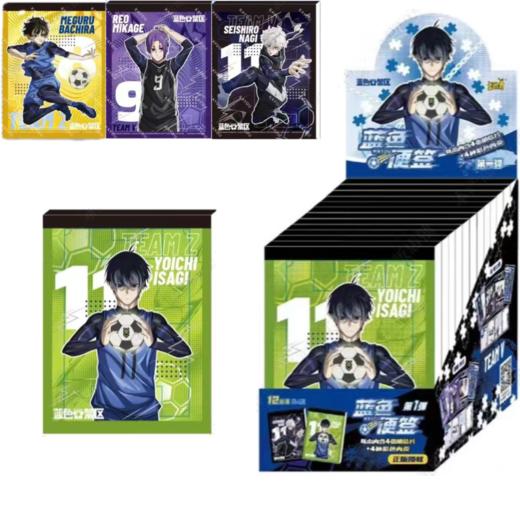 卡游蓝色禁区第一弹便签本明信片记事本笔记本小本活学生用备忘动漫周边（款式随机1本） 商品图0