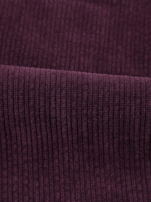 深灰色灯芯绒 A 字半身裙，高腰设计 + 垂坠质感 + 简约剪裁，解锁冬日通勤与约会的复古气质与穿搭层次感 商品图3