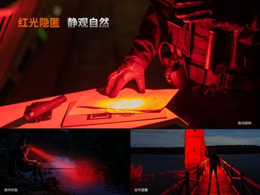 FENIX菲尼克斯战术手电TK28R强光6500流明一键爆闪极亮双尾按2节大容量电池 商品图6
