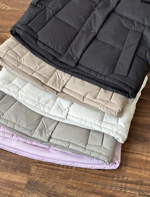 D111378泡芙云朵可拆卸连帽马甲羽绒服女款 商品图4