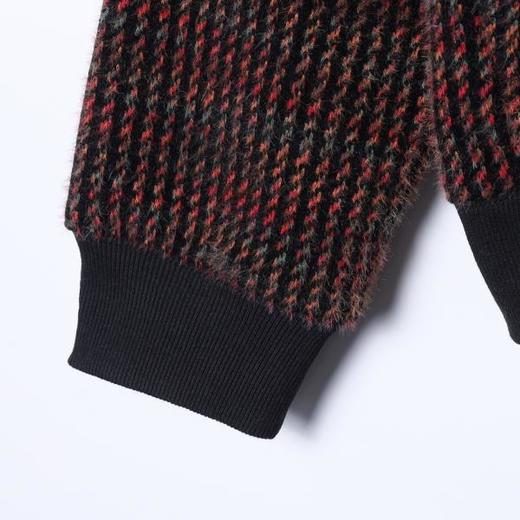 WT274SDSA男士秋冬新款痞帅男装休闲彩色竖纹斜拉链连帽卫衣百搭时尚 商品图4