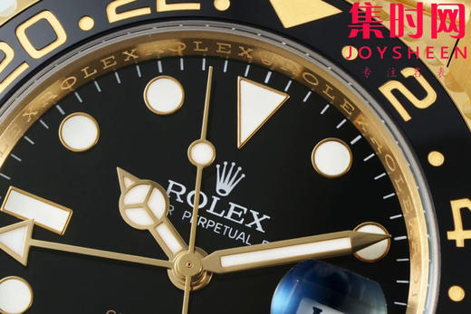 劳力士EWE格林尼治型系列“皮蛋圈”全金格林尼治GMT 3285机 五珠带 男士腕表 商品图3