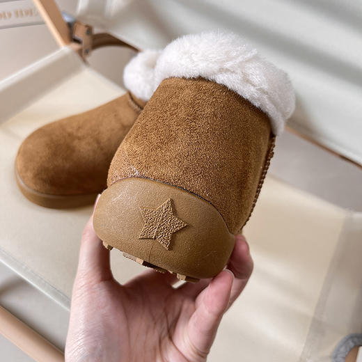 D111310冬季新品加绒加厚东北厚底防滑保暖短靴女 商品图13