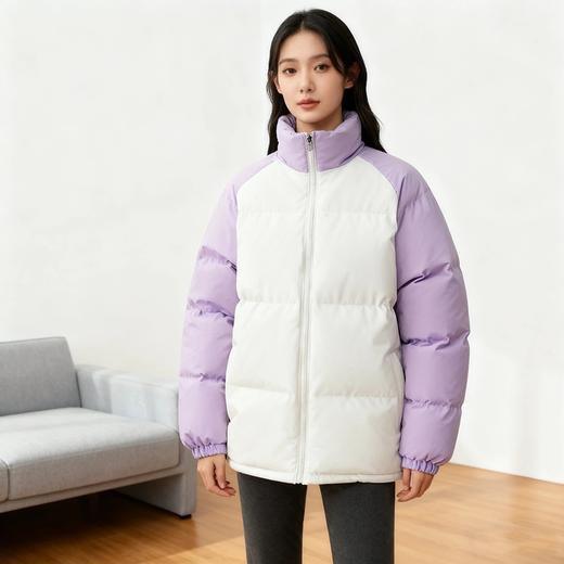 Schenvega情侣宽松百搭拼接撞色棉衣外套A87-DQC5368 商品图12