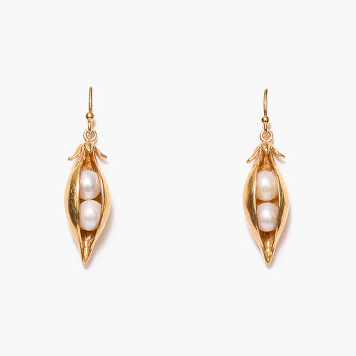 订购6周到｜Chan Luu-Peapod-豌豆 金色 淡水珍珠 耳环［美国设计师］ 商品图0