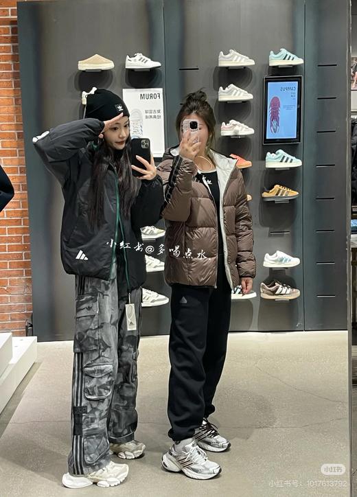 D111363三叶草25Ss双面穿保暖又防风男女同款棉服外套 商品图14