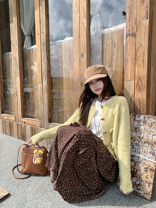 <曾小咸推荐> 现货秒杀！微信超特价！立体花朵针织开衫 日常189.99 立减100 秒杀89.99！！碎花半身裙 秒杀89.99！ 商品图9