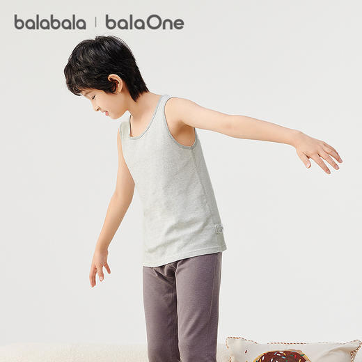 【balaOne】巴拉巴拉儿童背心男童女童打底纯棉无袖两件 商品图2