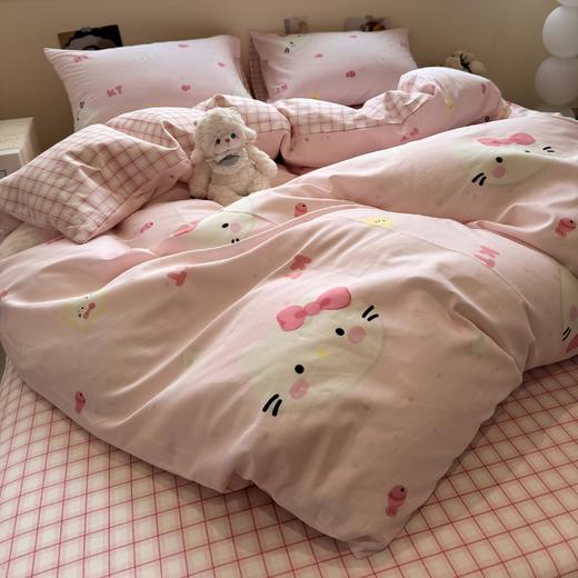 【分销】感受不一样的柔软感  全棉四件套  高支高密工艺，透气舒适，适合追求舒适睡眠 商品图1