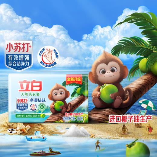 【分仓直发包邮】立白天然洗衣皂（植萃柠檬清香）260g*2块 商品图0