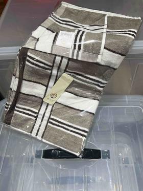 棉伯伯99351条子缎澡巾